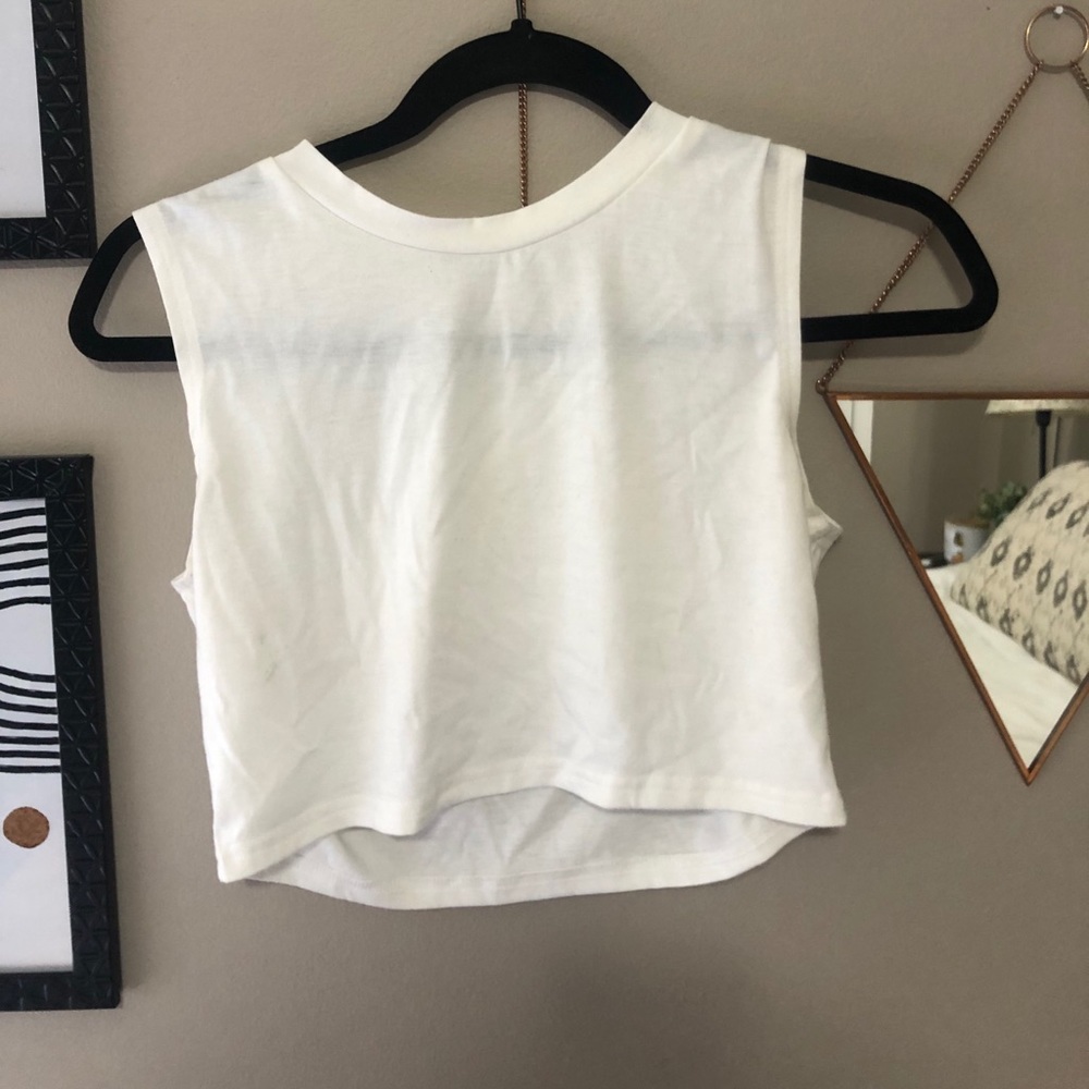 White Crop Top